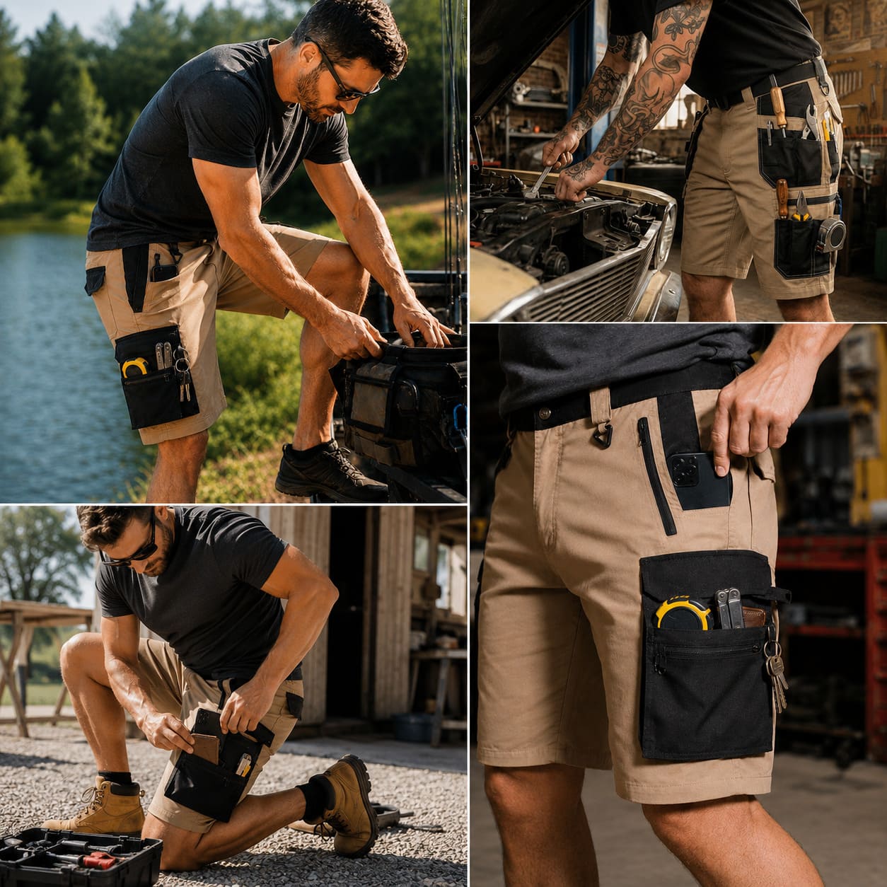 DryFlex Tactical Cargo Shorts