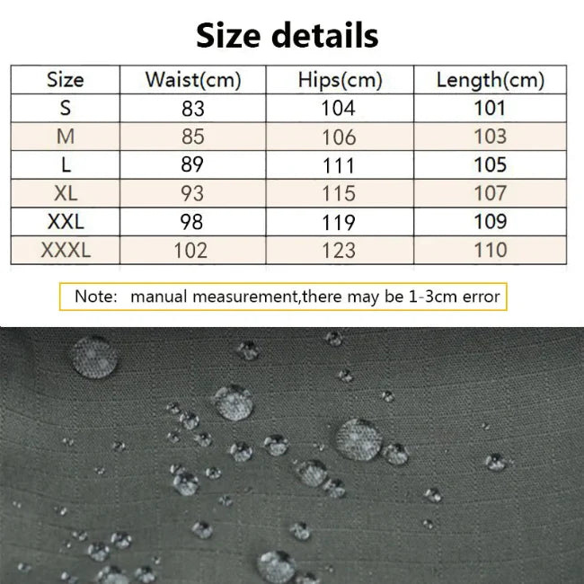 Tactical Work Pants – Waterproof Cargo